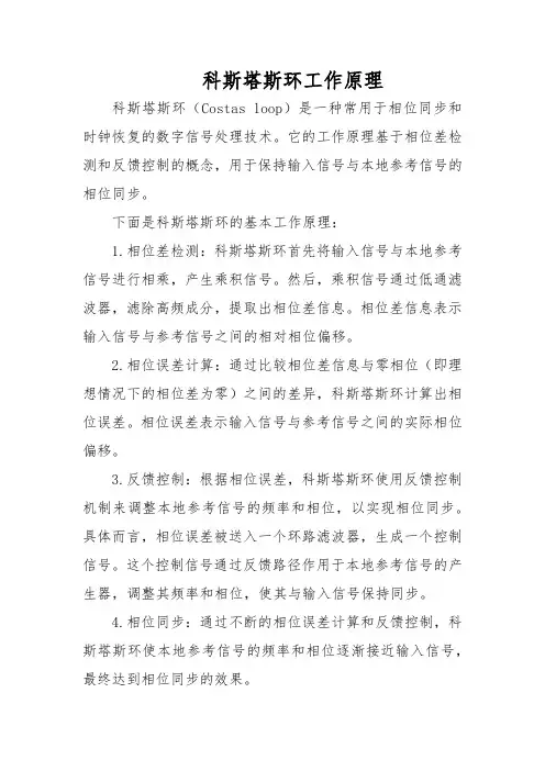 科斯塔斯环工作原理