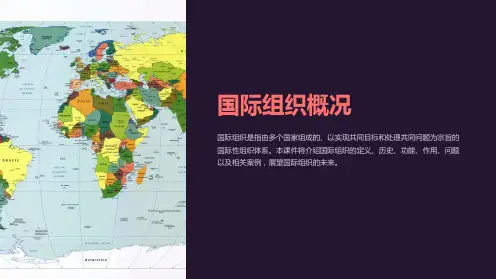 《国际组织概况》课件