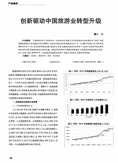创新驱动中国旅游业转型升级