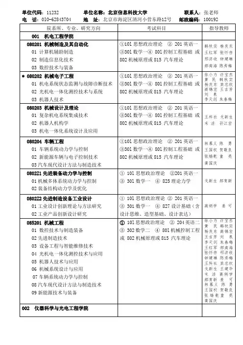 北京信息科技大学