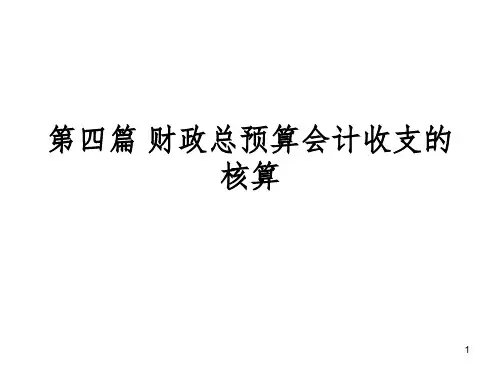财政总预算会计PPT课件