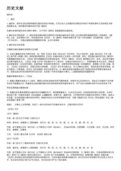 历史文献——精选推荐