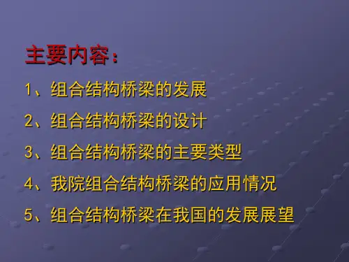 组合结构桥梁的发展与应用
