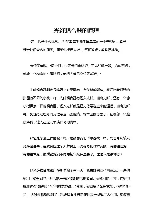 光纤耦合器的原理