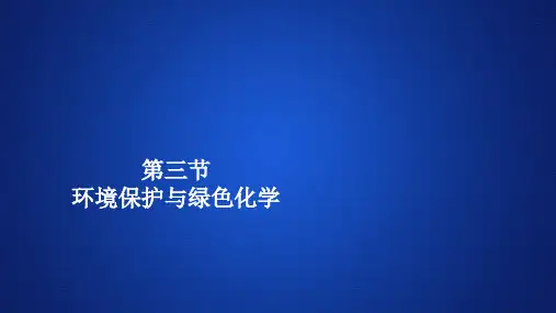 【人教版化学】《环境保护与绿色化学》ppt课件1