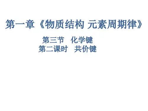 高一化学鲁科版必修2教学课件第一章1原子结构