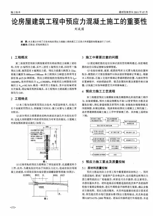 论房屋建筑工程中预应力混凝土施工的重要性