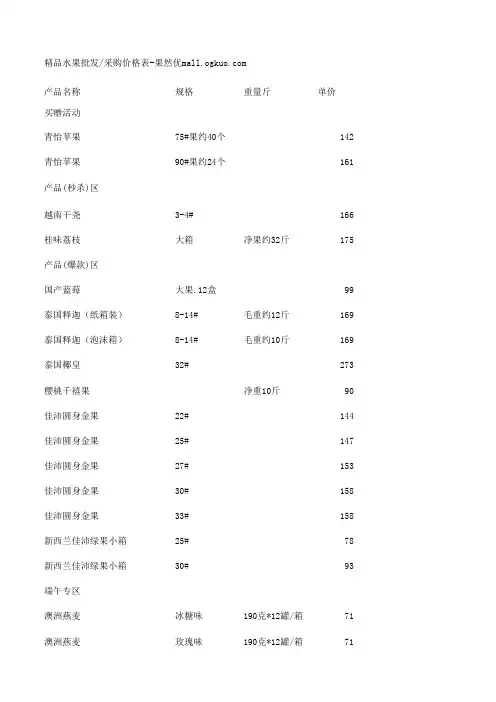 万宁市港北农贸市场果然优6月11日报价单