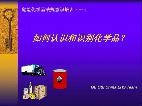化学品定义及分类全解PPT课件