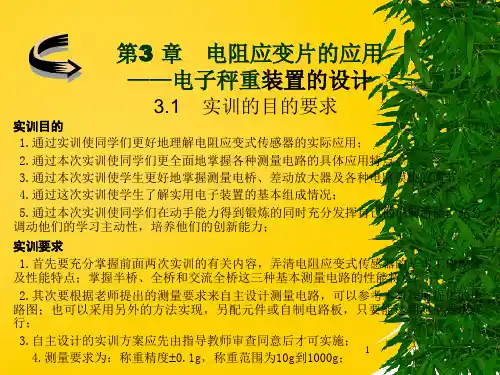 2022电子称使用传感器优秀ppt