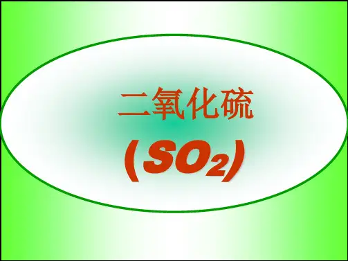 二氧化硫全套PPT