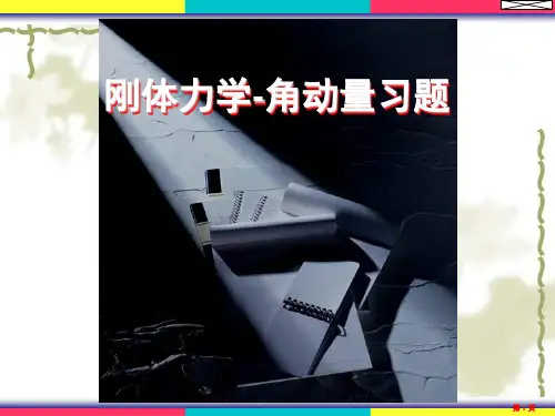 高中物理奥林匹克竞赛专题--04角动量守恒习题解答 