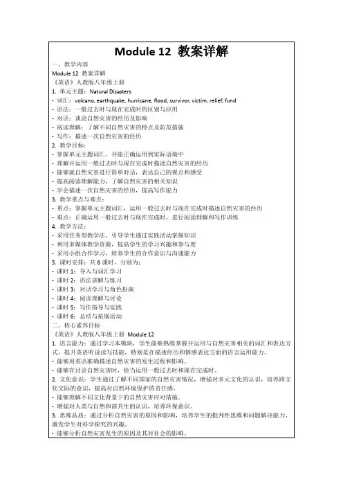 Module12教案详解