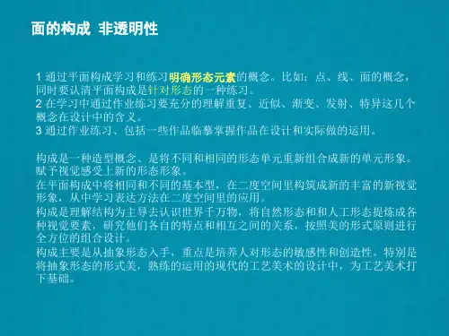 平面构成点线面8ppt课件