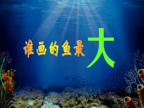 人美版小学美术一年级上册《谁画的鱼最大》