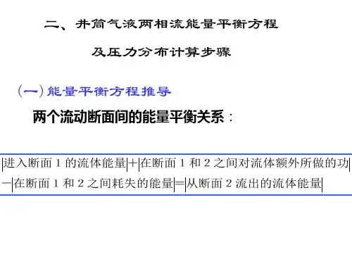 第01章油井流入动态与多相流02ppt课件