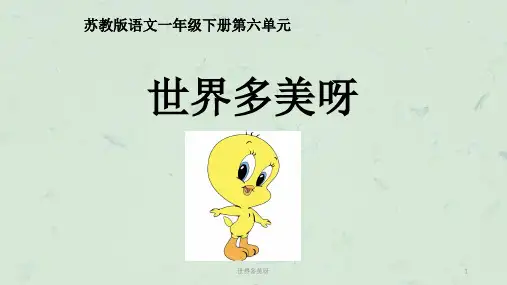 世界多美呀课件