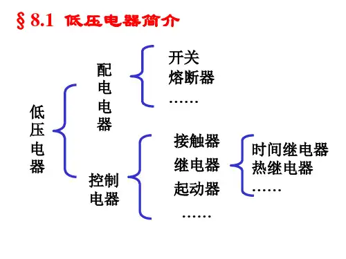 继电器接触器控原理图