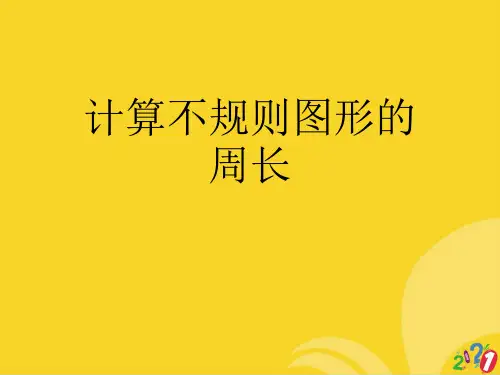 计算不规则图形的周长标准文档ppt