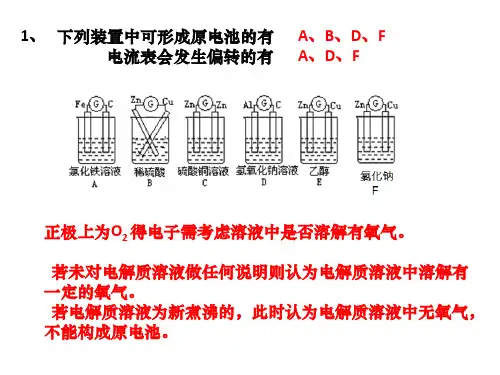 电化学典型例题