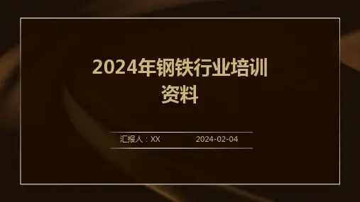 2024年钢铁行业培训资料