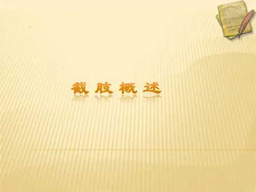 截肢与护理