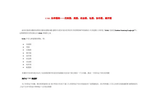 UML各种图例—用例图、类图、状态图、包图、协作图、顺序图