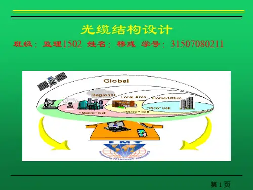 光缆结构设计 ppt课件