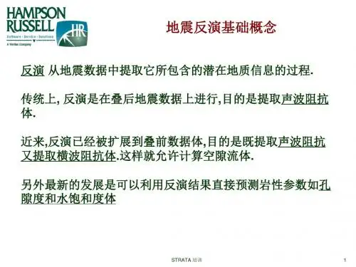 strata块状反演原理