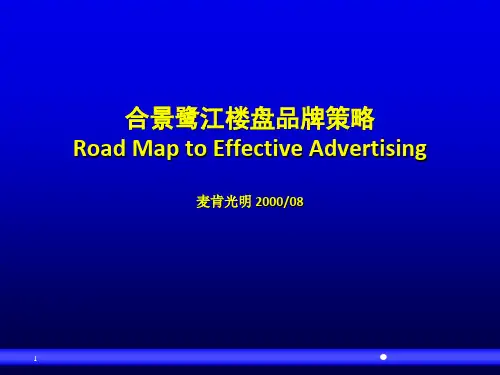 合景鹭江楼盘品牌策略(PPT58页)