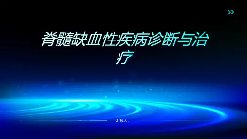脊髓缺血性疾病诊断与治疗PPT