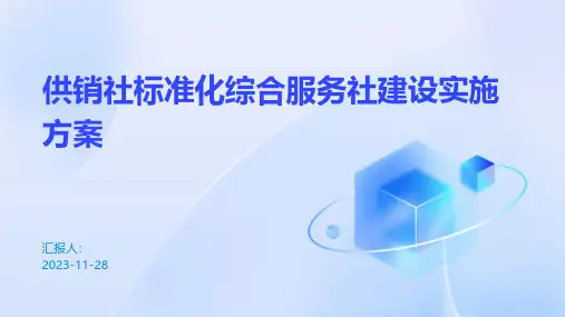 供销社标准化综合服务社建设实施方案