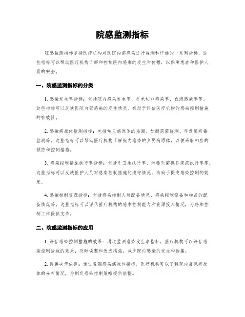 院感监测指标