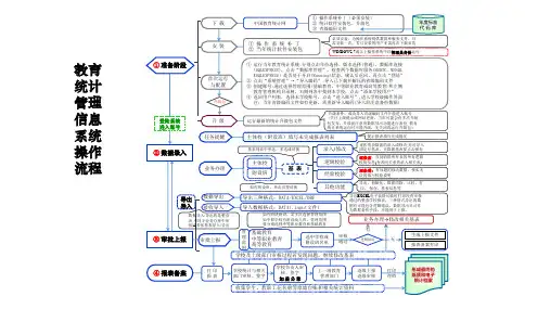 教育统计管理信息系统操作流程