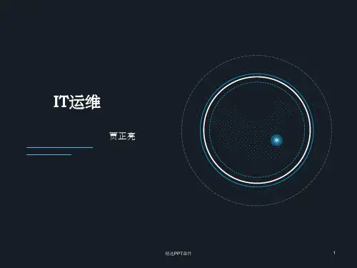 IDC机房以及设备的相关介绍PPT课件