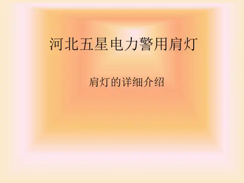 警用肩灯的详细介绍,及图片展示!.ppt