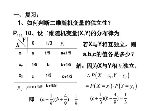 概率论课件第十次课