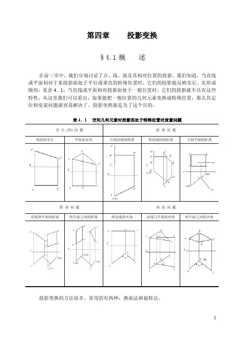 投影变换4