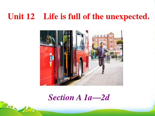 人教版英语九全Unit 12 Section A(1a-2d)课件(24张)