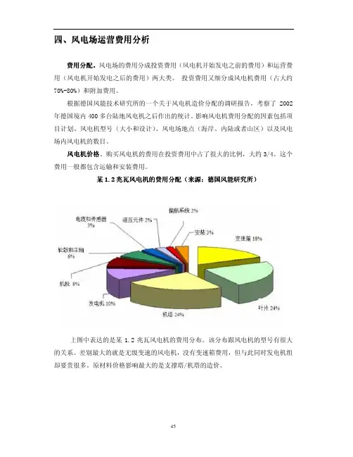风电场运营费用分析