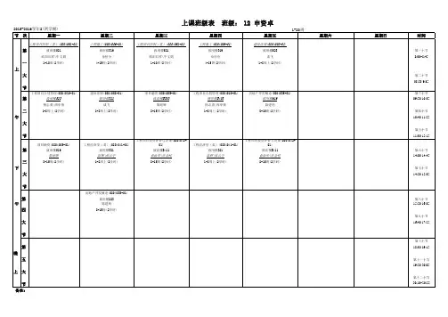 河海大学商学院工程管理专业课表