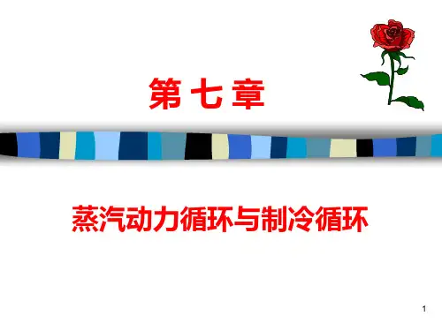 蒸汽动力循环与制冷循环ppt课件