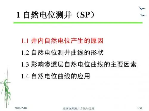 第1章 自然电位测井