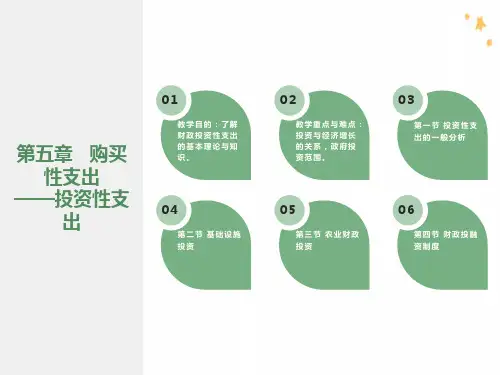 购买性支出-投资性支出
