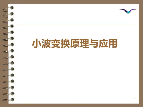 小波变换原理与应用PPT课件