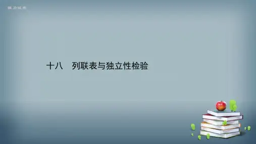 2020-2021学年新教材数学人教A版选择性必修第三册课件：课时素养评价十八 列联表与独立性检验 