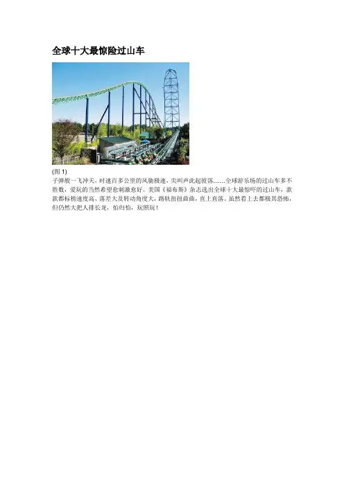 全球十大最惊险过山车