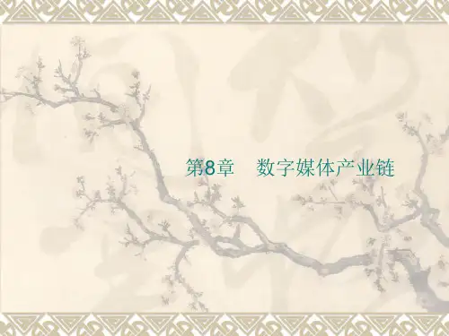 第8章 数字媒体产业链