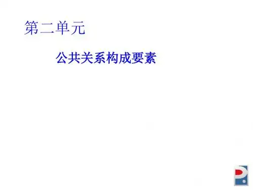 公共关系主体、客体与媒介PPT课件( 47页)