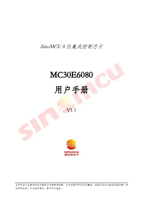 MC30E6080 用户手册说明书